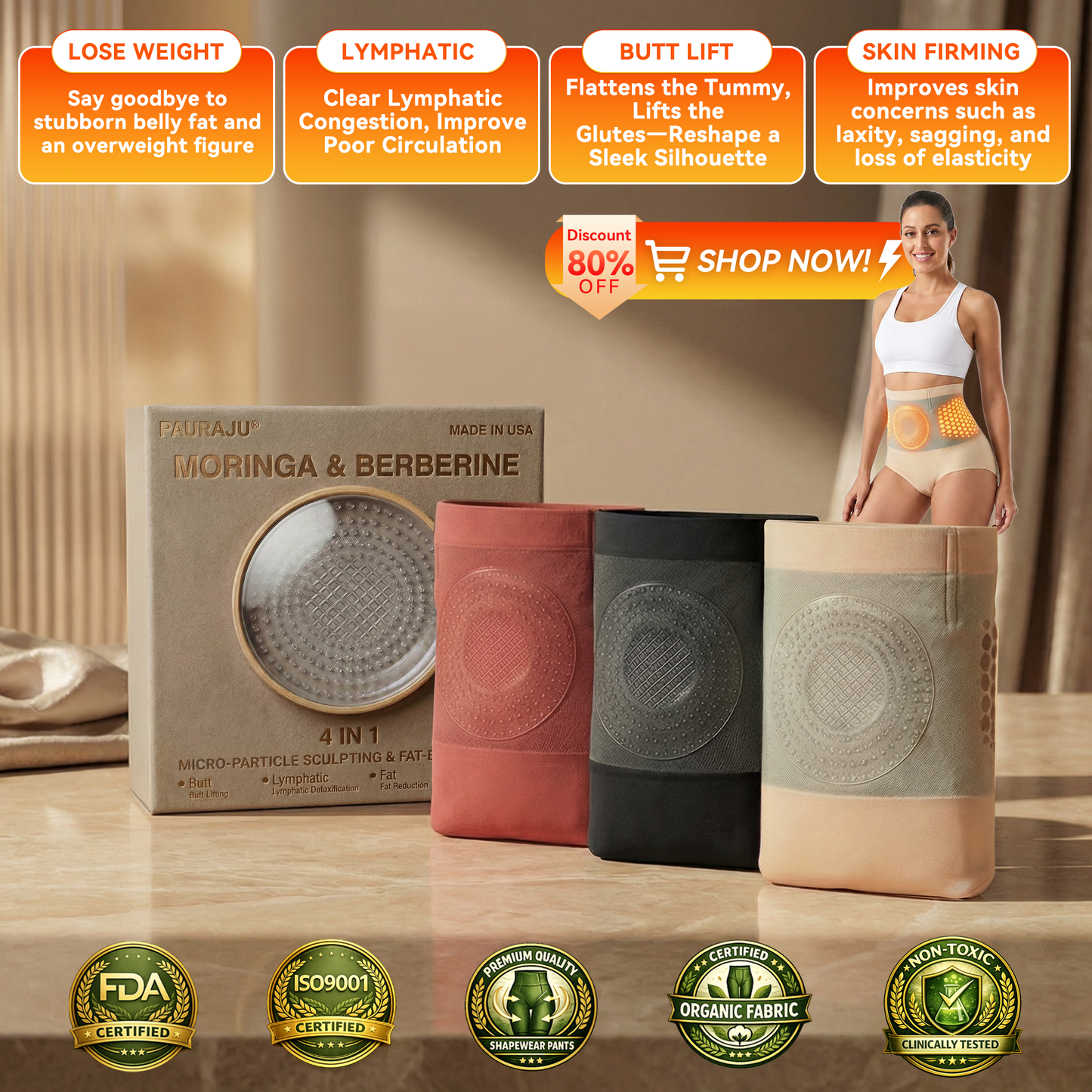 🥇𝐏𝐀𝐔𝐑𝐀𝐉𝐔® 𝟐𝟎𝟐𝟔 𝐌𝐨𝐫𝐢𝐧𝐠𝐚 & 𝐁𝐞𝐫𝐛𝐞𝐫𝐢𝐧𝐞 𝟒-𝐈𝐧-𝟏 𝐌𝐢𝐜𝐫𝐨-𝐏𝐚𝐫𝐭𝐢𝐜𝐥𝐞 𝐒𝐜𝐮𝐥𝐩𝐭𝐢𝐧𝐠 & 𝐅𝐚𝐭-𝐁𝐮𝐫𝐧 𝐒𝐡𝐨𝐫𝐭𝐬