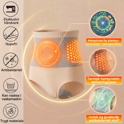 𝐏𝐀𝐔𝐑𝐀𝐉𝐔® 2026 Moringa & Berberin 4-i-1 Formende Fettforbrenningsshorts med Mikropartikler 🌻
