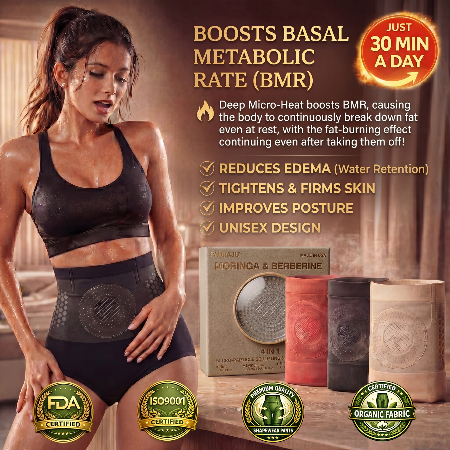 🥇𝐏𝐀𝐔𝐑𝐀𝐉𝐔® 𝟐𝟎𝟐𝟔 𝐌𝐨𝐫𝐢𝐧𝐠𝐚 & 𝐁𝐞𝐫𝐛𝐞𝐫𝐢𝐧𝐞 𝟒-𝐈𝐧-𝟏 𝐌𝐢𝐜𝐫𝐨-𝐏𝐚𝐫𝐭𝐢𝐜𝐥𝐞 𝐒𝐜𝐮𝐥𝐩𝐭𝐢𝐧𝐠 & 𝐅𝐚𝐭-𝐁𝐮𝐫𝐧 𝐒𝐡𝐨𝐫𝐭𝐬